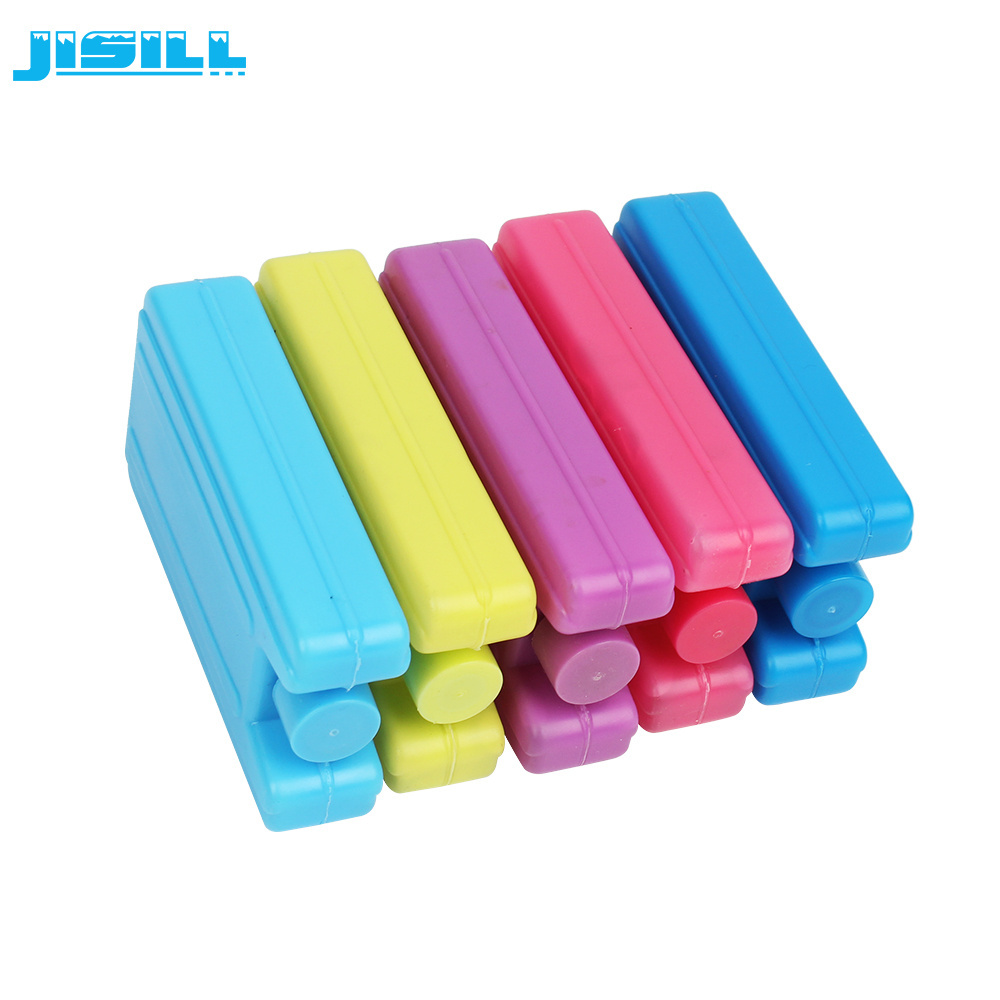 Mini reusable blue ice freezer pack ice gel block for cooler bag