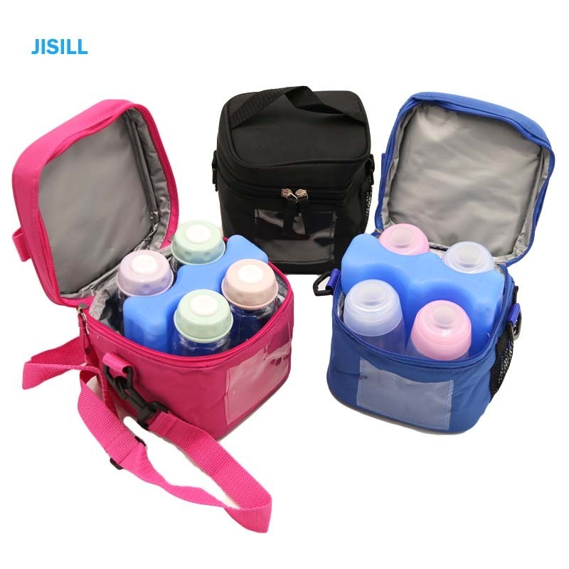 JISILL Plastic Hard Wave Ice Brick Can Shaped Ice Pack Cooler For Lunch Bag Ice Bags Frezzer Cooling Pack