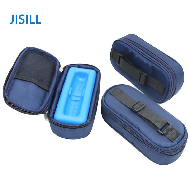 Insulin Vial Carrying Cooler Case, Portable Insulated Diabetic Protective Hard Shell Medical Travel Case