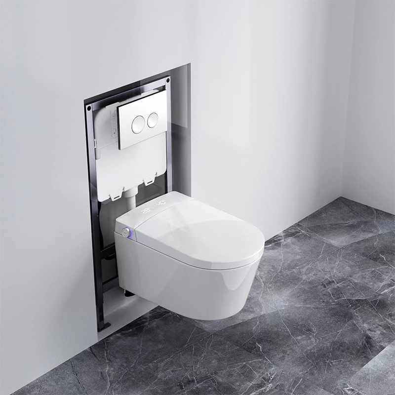 High Quality Intelligent Bidet Factory Price Shower Toilet Foot Sensation Flushing Wall Hung Smart Toilet One Piece Bathroom