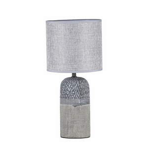 Antique embossed ceramic base standing bedside lamp modern restaurant table lamp for home hotel decor