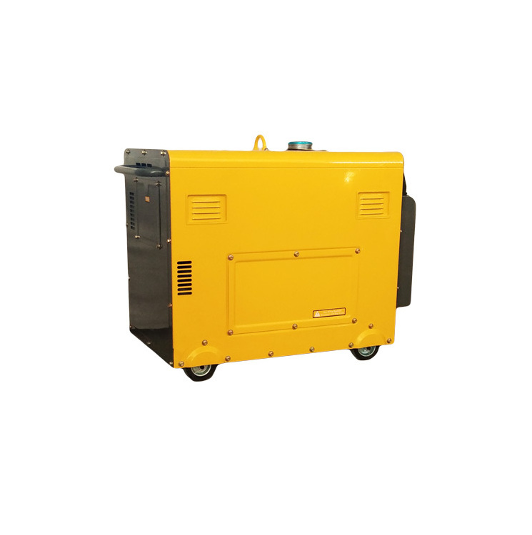 Factory Price widely used 8kva 6kw small portable silent diesel power generator for home