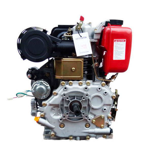 High quality China 4HP 5HP 10HP 12HP single cylinder 4 stroke air-cooled small diesel engine with electric start motor