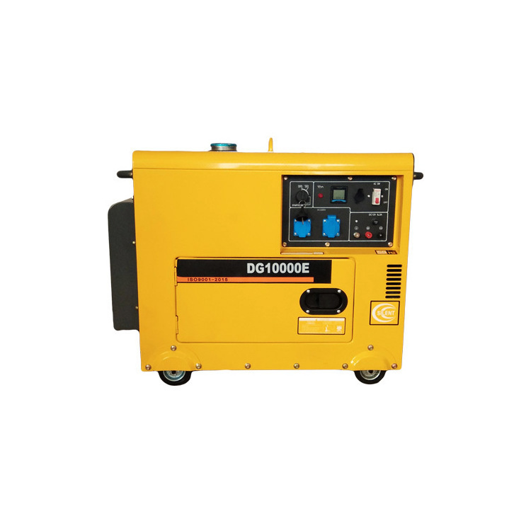 Factory Price widely used 8kva 6kw small portable silent diesel power generator for home