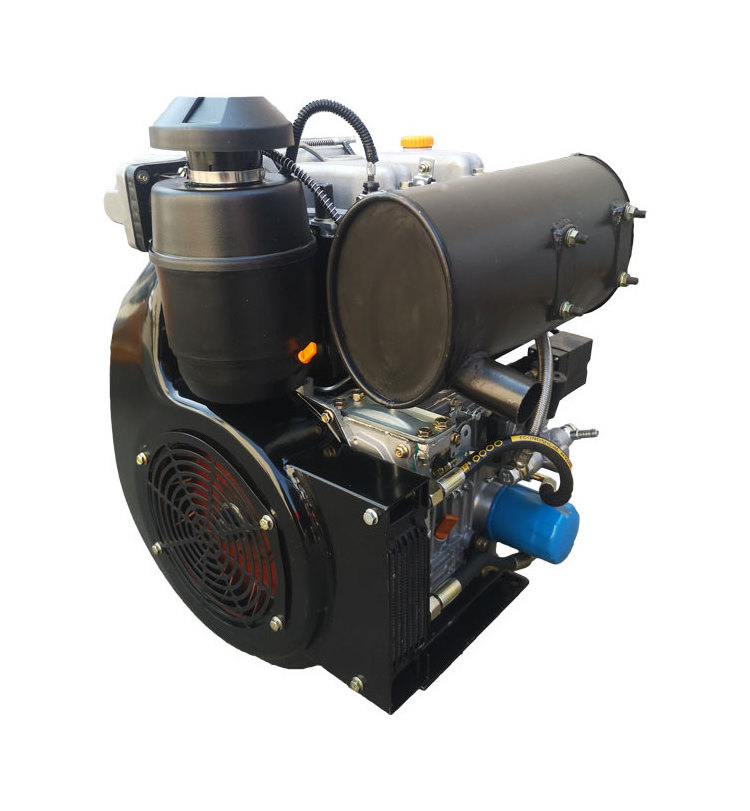 Hot sale 15kw air cooled 292FE  2 cylinder diesel engine with electric start