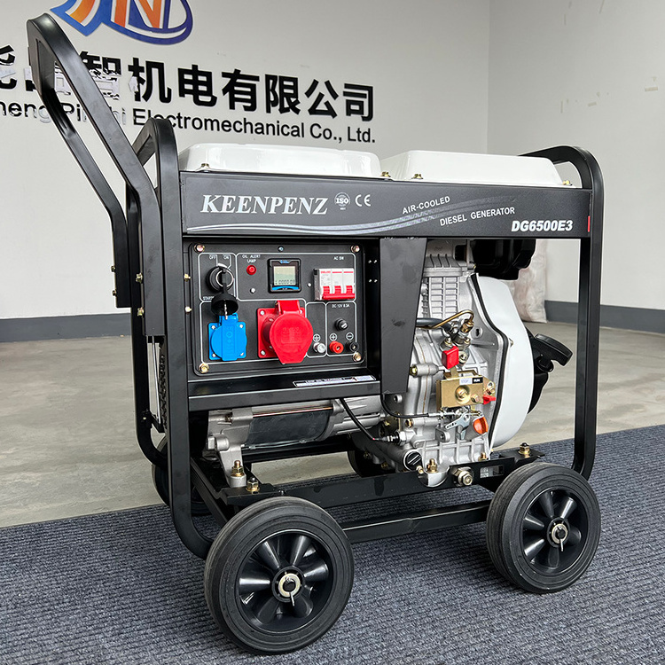 Best prices 5kw 10kw 15kva electric start open frame portable diesel generators set