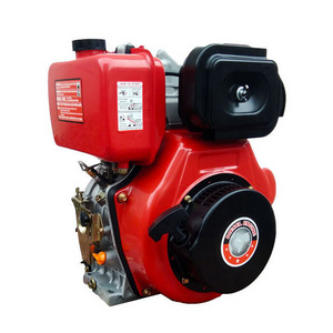 High quality China 4HP 5HP 10HP 12HP single cylinder 4 stroke air-cooled small diesel engine with electric start motor