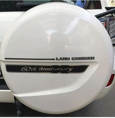 Rear spare tire cover original rear hanging spare tire case tire cover suitable for Toyota Land Cruiser