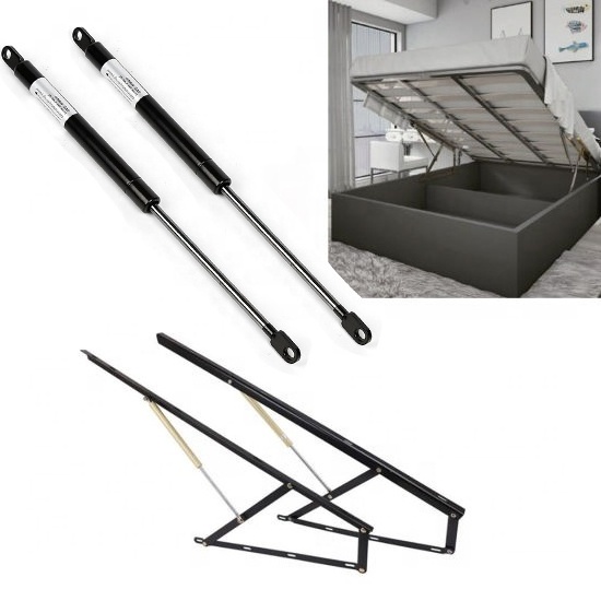 Murphy wall bed lift gas spring piston strut with bed mechanism for furniture