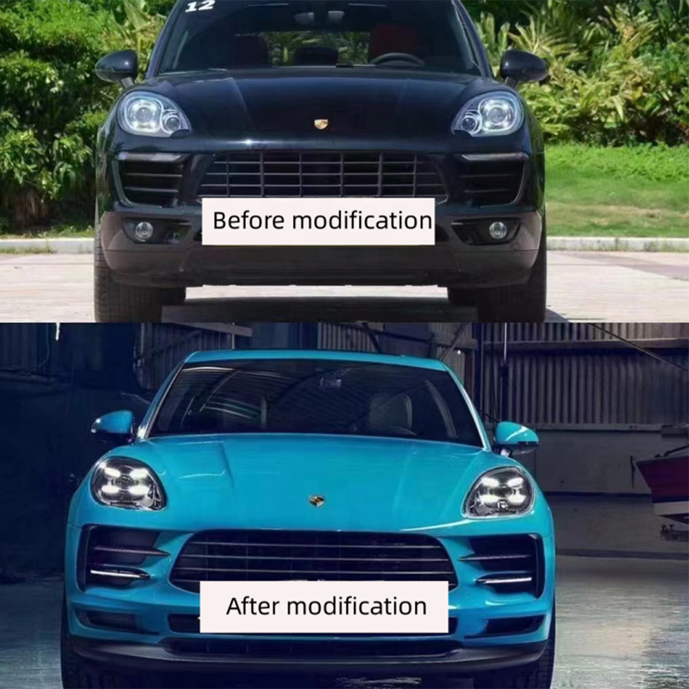 JXC Factory Wholesale Modified Front Bumper Kit for Porsche Macan Bumper Body Kit Accessories 2010+ Luxury Jiangsu TOP 12v