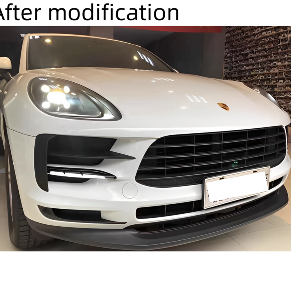 JXC Factory Wholesale Modified Front Bumper Kit for Porsche Macan Bumper Body Kit Accessories 2010+ Luxury Jiangsu TOP 12v