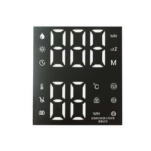 Competitive price Digital capacitive touch button Membrane Switch Panel with  Led  Display