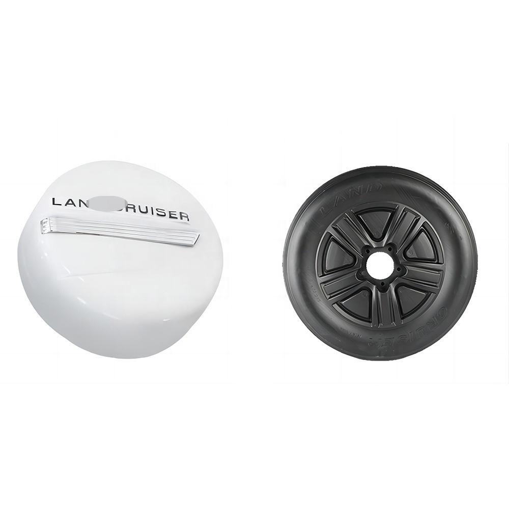 Spare Tire Cover High Quality 4x4 Accessories Back ABS Spare Tire Cover For Toyota Land Cruiser FJ200 LC200