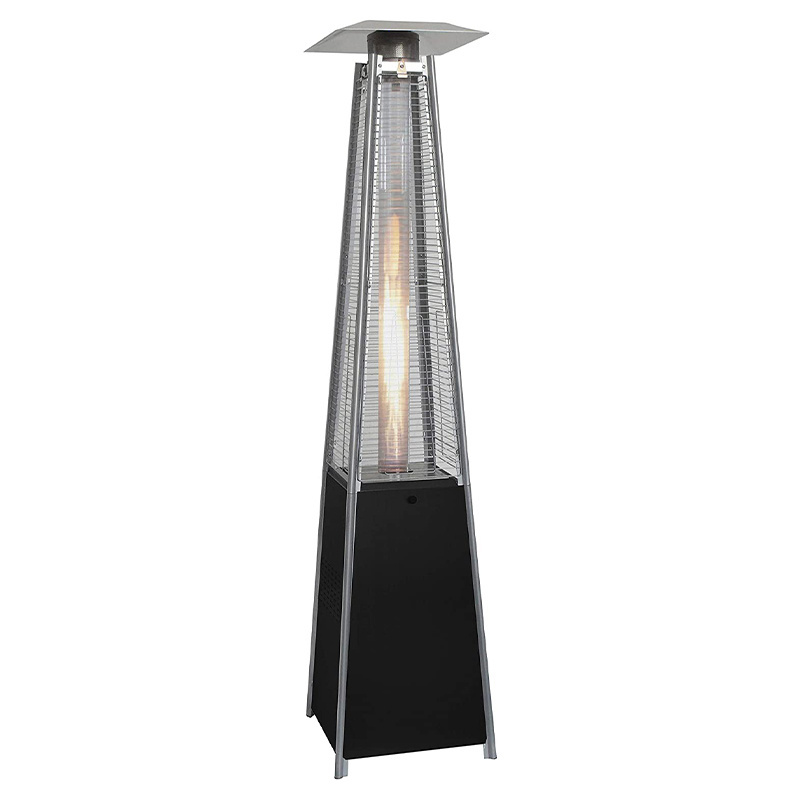 Winter Essentials Environmentally Residential Iron Spray Plastic Natural Gas Pyramid 13Kw 45000Btu Heater Flame Patio