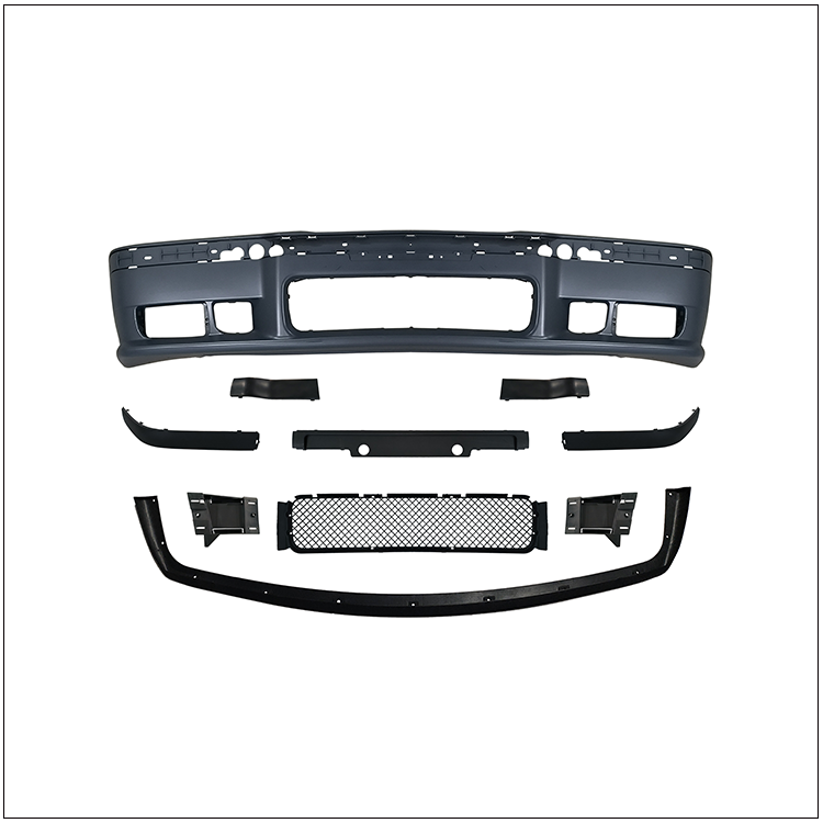 JY Brand Bodykit Full Wide Body Kit Sedan Coupe Accessories 1991-1999 for BMW 3 Series E36 M3 Body Kit JIANGSU Carbon Black