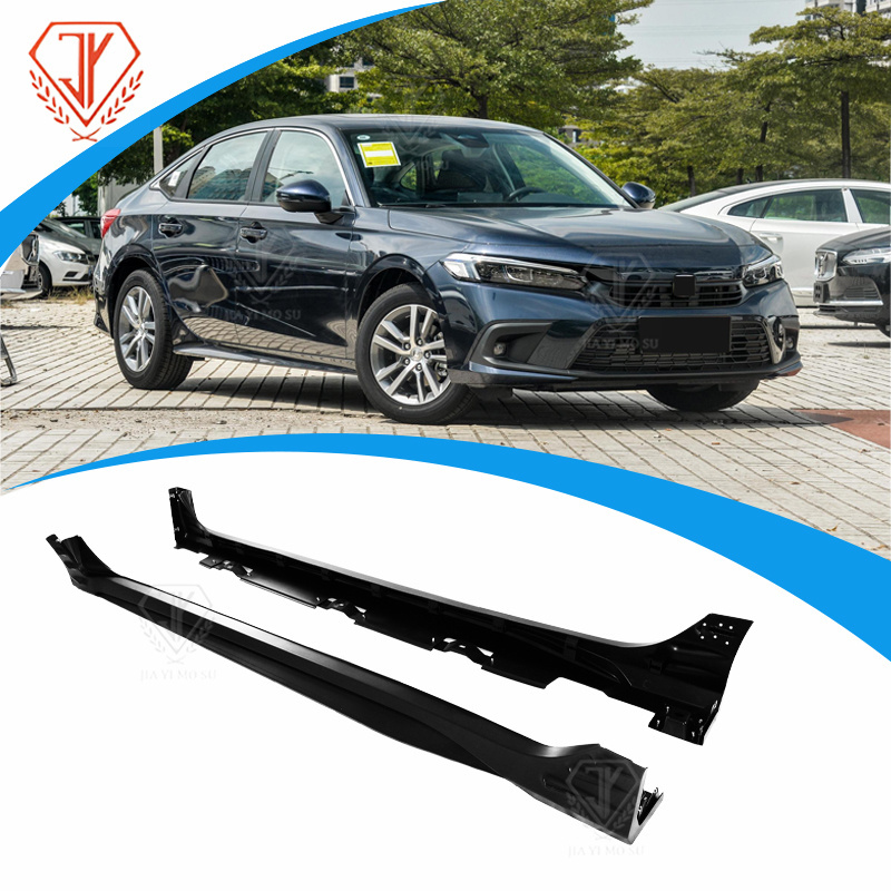 JY Brand auto parts for honda civic accessories  Body Kit Side Skirt body kit 10 Th Gen 2016 2017 2018 2019 2020 2021 2022