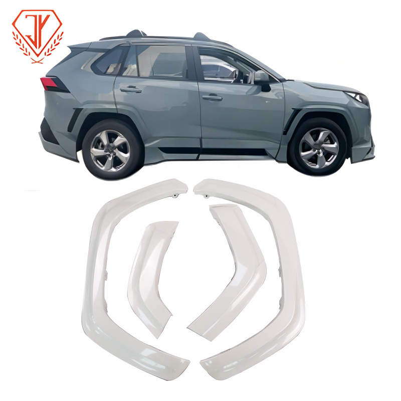 JY Brand bumper lip trim accessories for toyota rav4 fender flares splitter wheel arch flare body kit accessories 2019 2020 2021