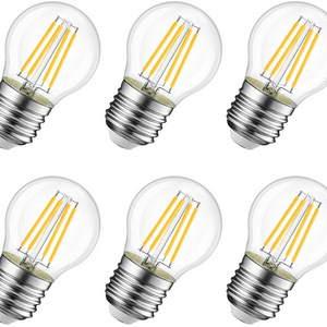 2023 G45 LED filament edison bulb E26 E27 Base 4w 5W 6w industrial decorate bulb vintage led filament light bulb