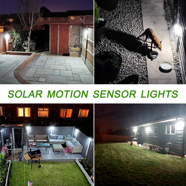 LED Solar Light Outdoor PIR Motion Sensor Solar Lamp IP65 Waterproof Wall Light Solar Sunlight Powered Garden Yard  Patio Light