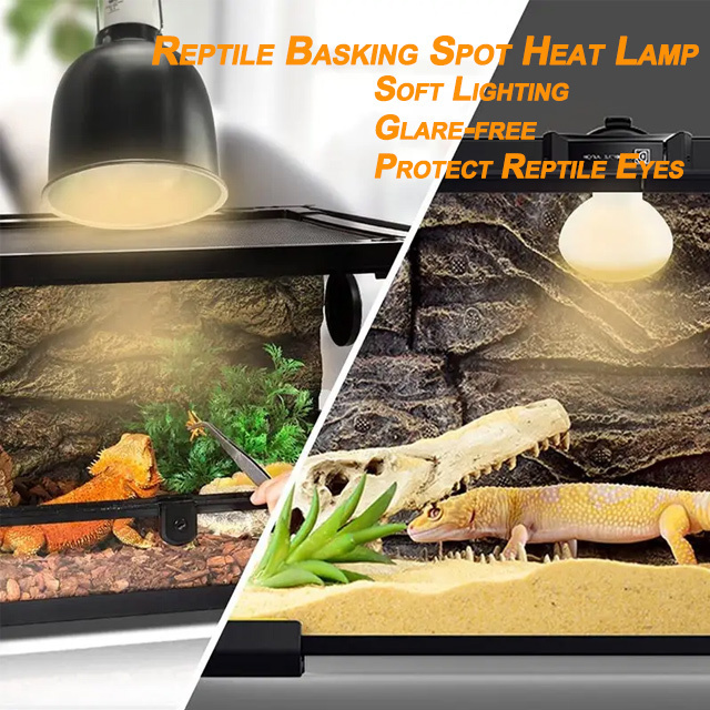 50w 75w 100w 150w Reptile Heat Lamp UVA Daylight Basking Spot Light Amphibians Basking Bulbs Heat Lamps Heat Lamp Bulbs Dragon