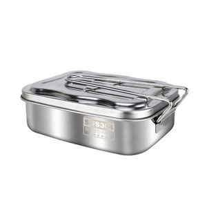 Wholesale Leakproof 304 Stainless Steel Bento Lunch Boxes With Lock