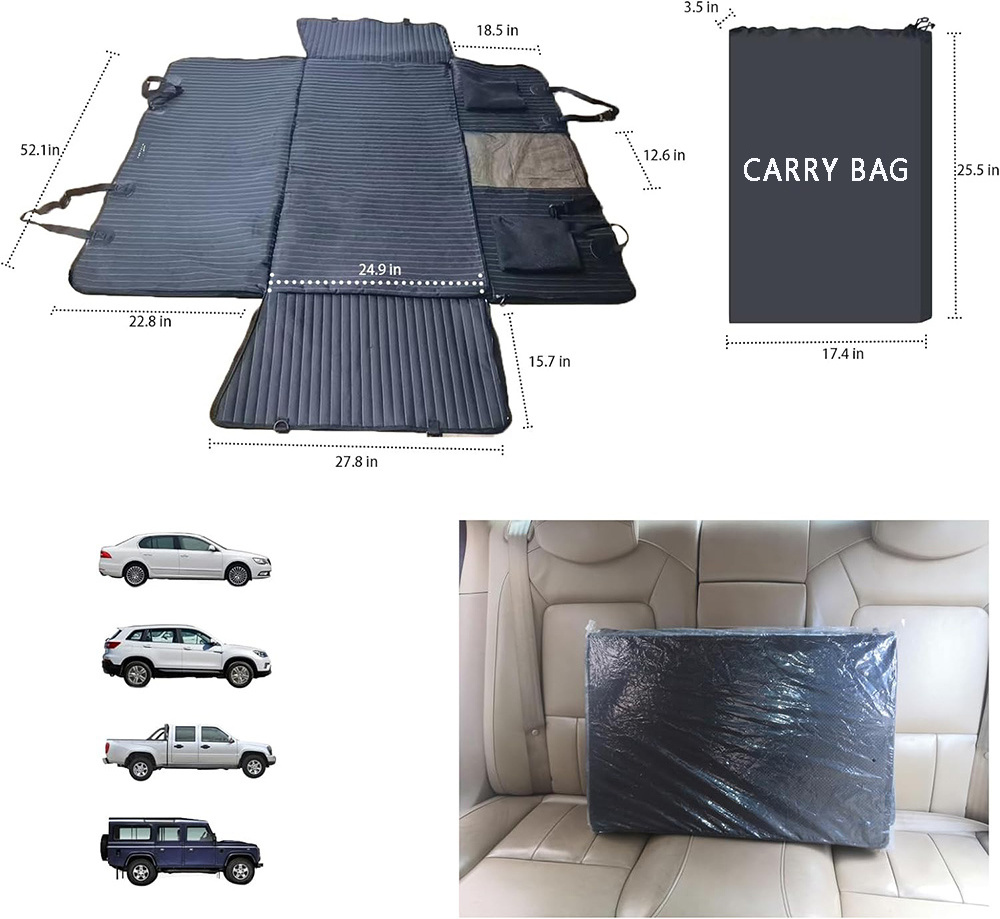 Change your Expression of Made in China Dog Car Seat Cover with Hard Bottom, Car Back Seat Extender for Dogs, Dog Hammock