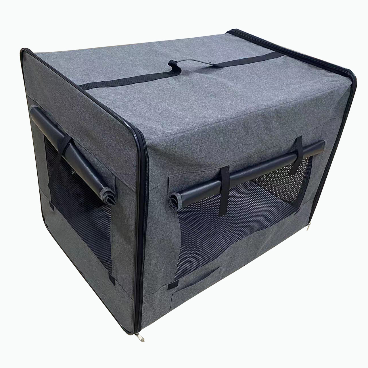 HIGH END CUSTOM - 600D Oxford cloth Foldable portable Soft Collapsible Dog Crate ,Lightweight Pet Kennel