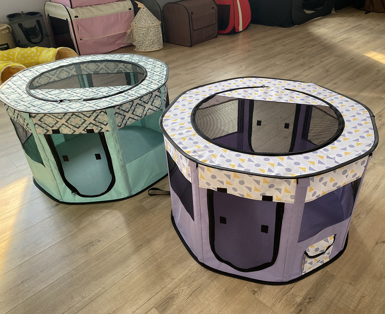 pop up foldable pet playpen cage tent dog cat delivery room Cat Playpen Cats Cage Indoor Kitten Crate Dog Play Pens