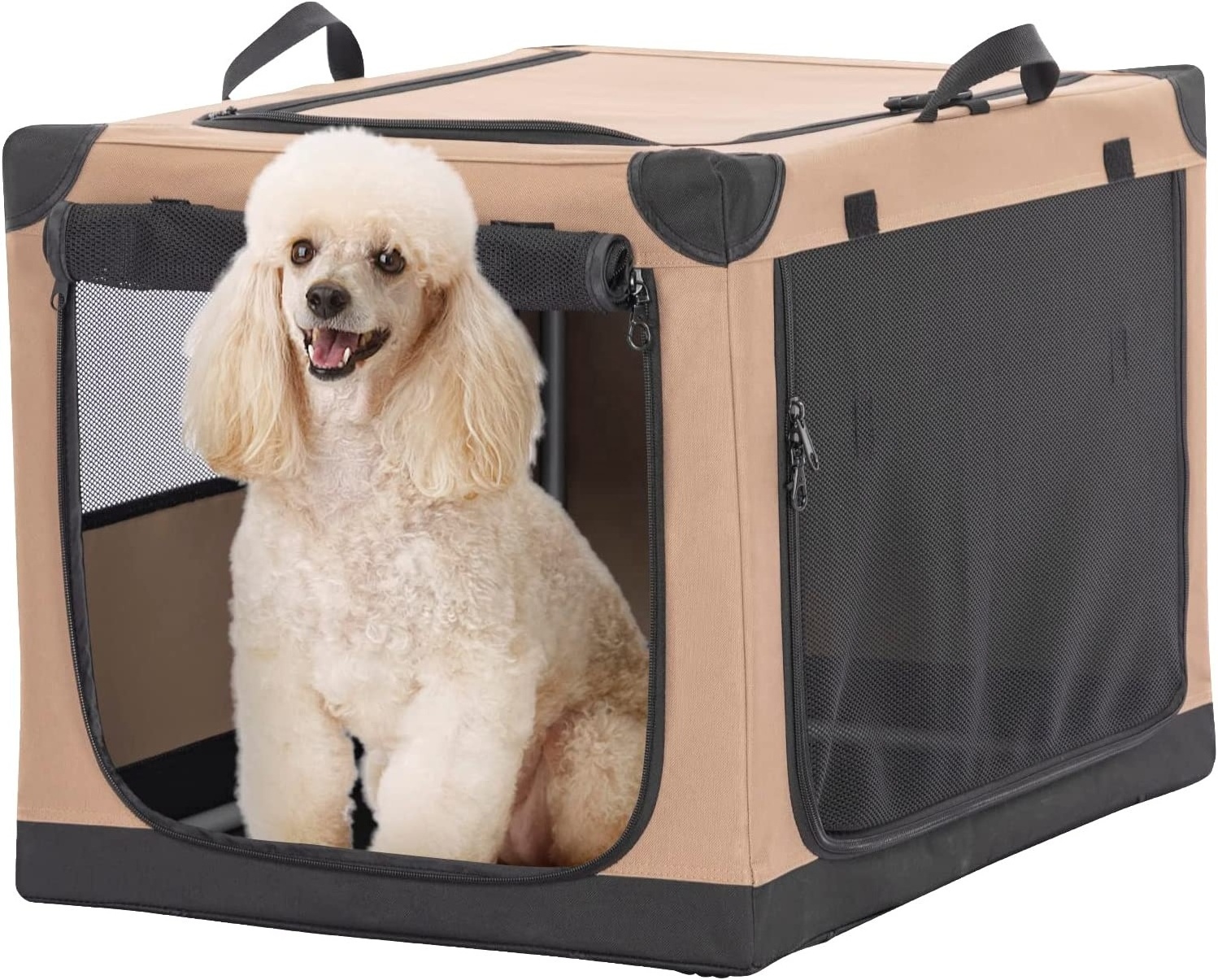 2023 New Style Soft-Sided Folding Soft Dog Travel Crate Kennel