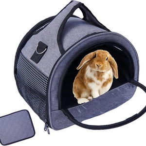 MOQ 300pcs Portable Small Animals Hedgehog Hamster Carrier Bag Case Small Guinea Pig carrier