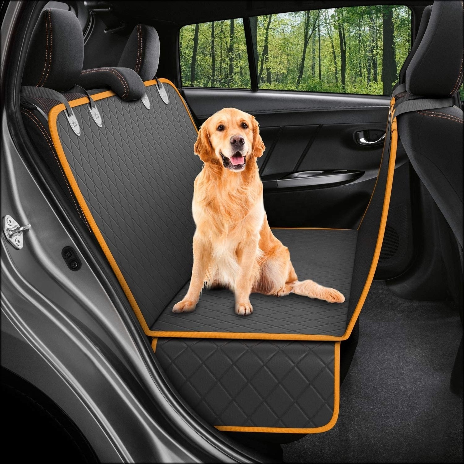 Waterproof Dog Back Seat Cover Protector ,Scratch Proof & Nonslip Seat Pet Cover