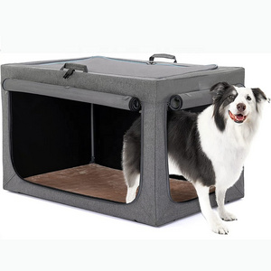 2023 New Style Soft-Sided Folding Soft Dog Travel Crate Kennel