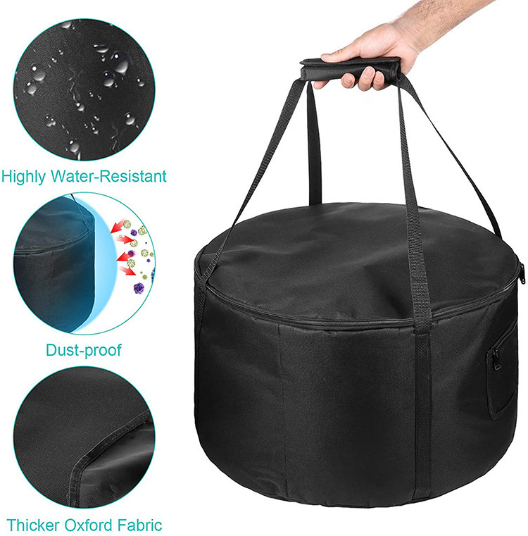 Fire Pit Bag Compatible with Outland Firebowl, Firebowl Travel Carrying Case for 21-Inch Diameter Propane Gas Fire Pit Bag Only