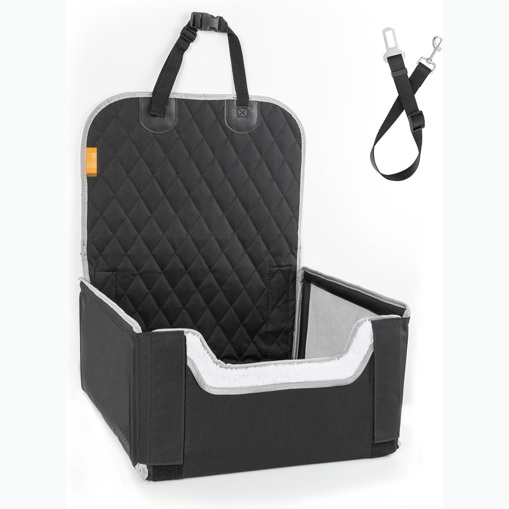 Machine Wash Waterproof, Comfortable, Breathable, Foldable Dog Car Seat Dogs Stable Dog Car Seat for Front Back Seat