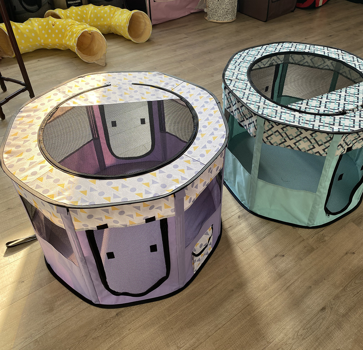 pop up foldable pet playpen cage tent dog cat delivery room Cat Playpen Cats Cage Indoor Kitten Crate Dog Play Pens