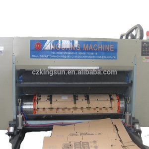 Carton Box Packing Corrugated Cardboard Rotary Die Cutting Machine flexo printing pizza box machine