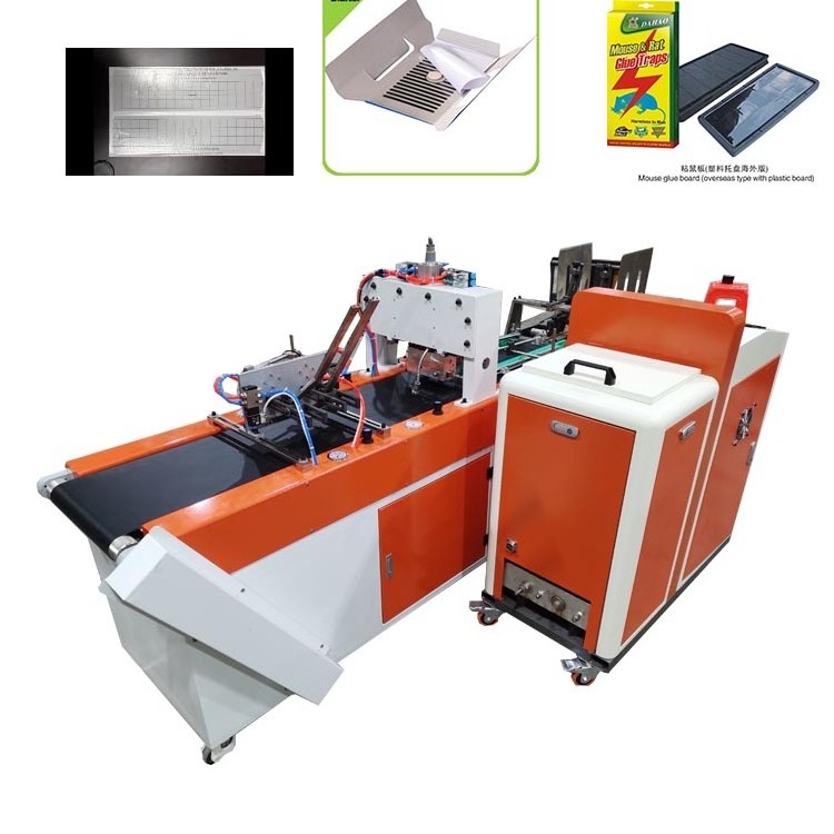 Rat glue trap making machine, Mouse glue trap production equipment,Rat glue trap manufacturing machine