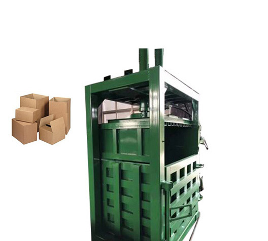 Hydraulic Driven Recycling Vertical Baler Equipment /wool Baling Press Machine/vertical Waste Paper Plastic Film Baler