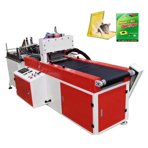 Sticky glue trap / mouse traps making machine