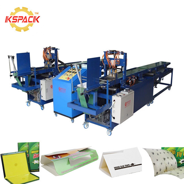 mosquito stick paper coating hot melt glue machine