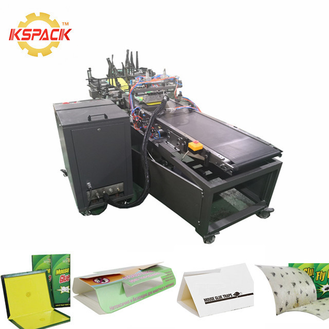 mosquito stick paper coating hot melt glue machine