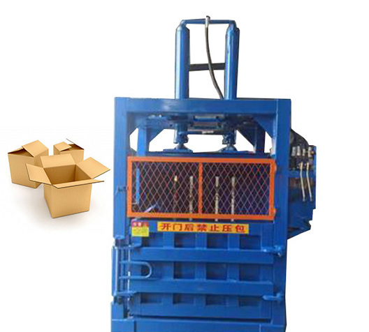 Hydraulic Driven Recycling Vertical Baler Equipment /wool Baling Press Machine/vertical Waste Paper Plastic Film Baler