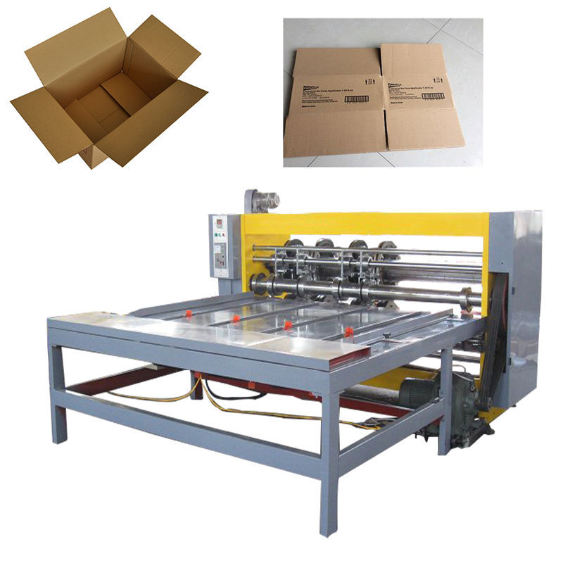 Slotter/corrugated Box Rs4 Slotter Machine /carton Box Making Machine Prices Electric Cartons Provided