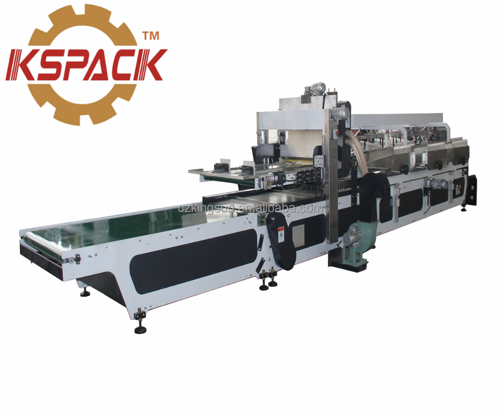 Automatic cardboard decussation inserting package machine