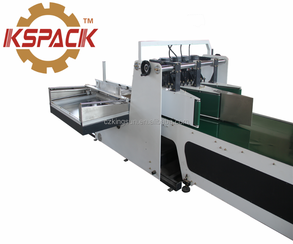 Automatic cardboard decussation inserting package machine