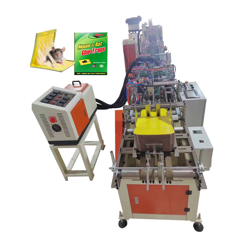 HG818 Series Hot Melt Glue Sheets Traps for Pest Control Glue Trap Board Making Machine Use Flies Electric Carton Wooden Packing