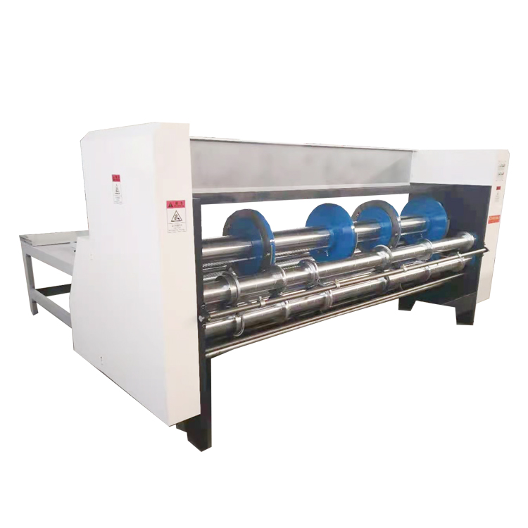 semiautomatic rotary slotter corrugated carton box making machine