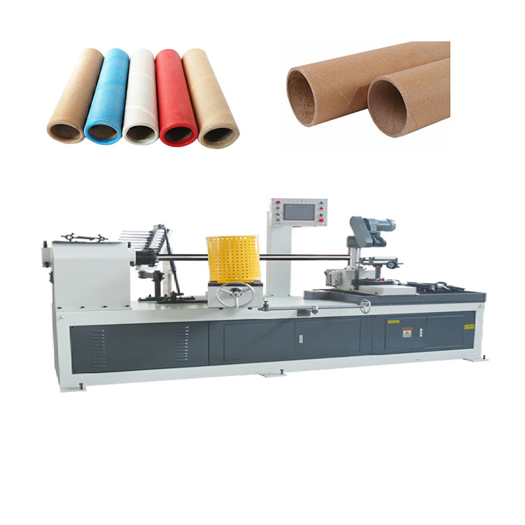 Automatic Kraft Toilet Paper Core Cutter Spiral Cardboard Paper Tube Core Pipe Cutter Cutting Making Machine