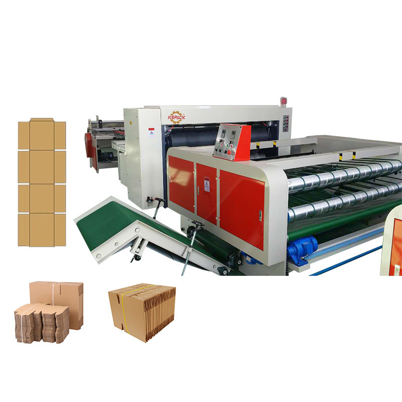 Semiautomatic Rotary Die Cutter For Corrugated Box/cardboard boxes making machines