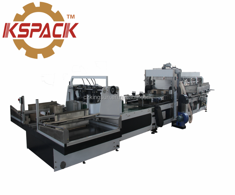 Automatic cardboard decussation inserting package machine